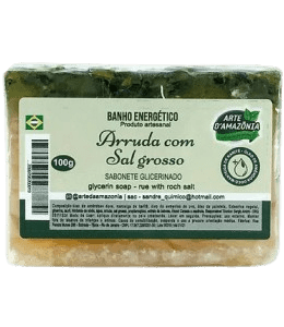 Sabonete Glicerinado Arruda com Sal Grosso